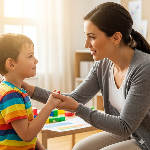 Therapy session at Sunrise ABA Center